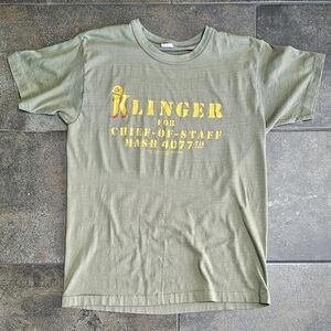 VTG 1981 MASH Logo T-Shirt S or M Klinger Chief Staff 4077th Mash TV Show